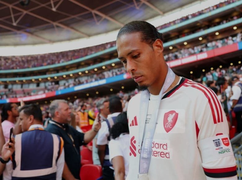 Van Dijk ‘disappointed’ after Jota tribute cut short at Wembley